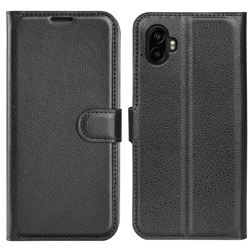 Samsung Galaxy Xcover 7 Pro PU Wallet Case [Black]