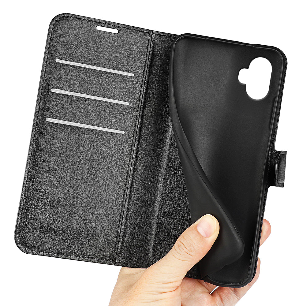 Samsung Galaxy Xcover 7 Pro PU Wallet Case [Black]