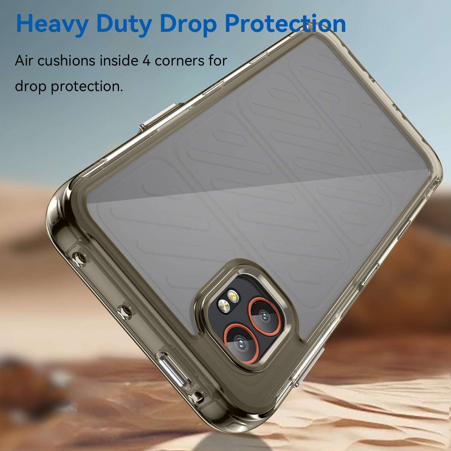 Samsung Galaxy Xcover 7 Pro Soft TPU Bumper Case [Clear Grey]
