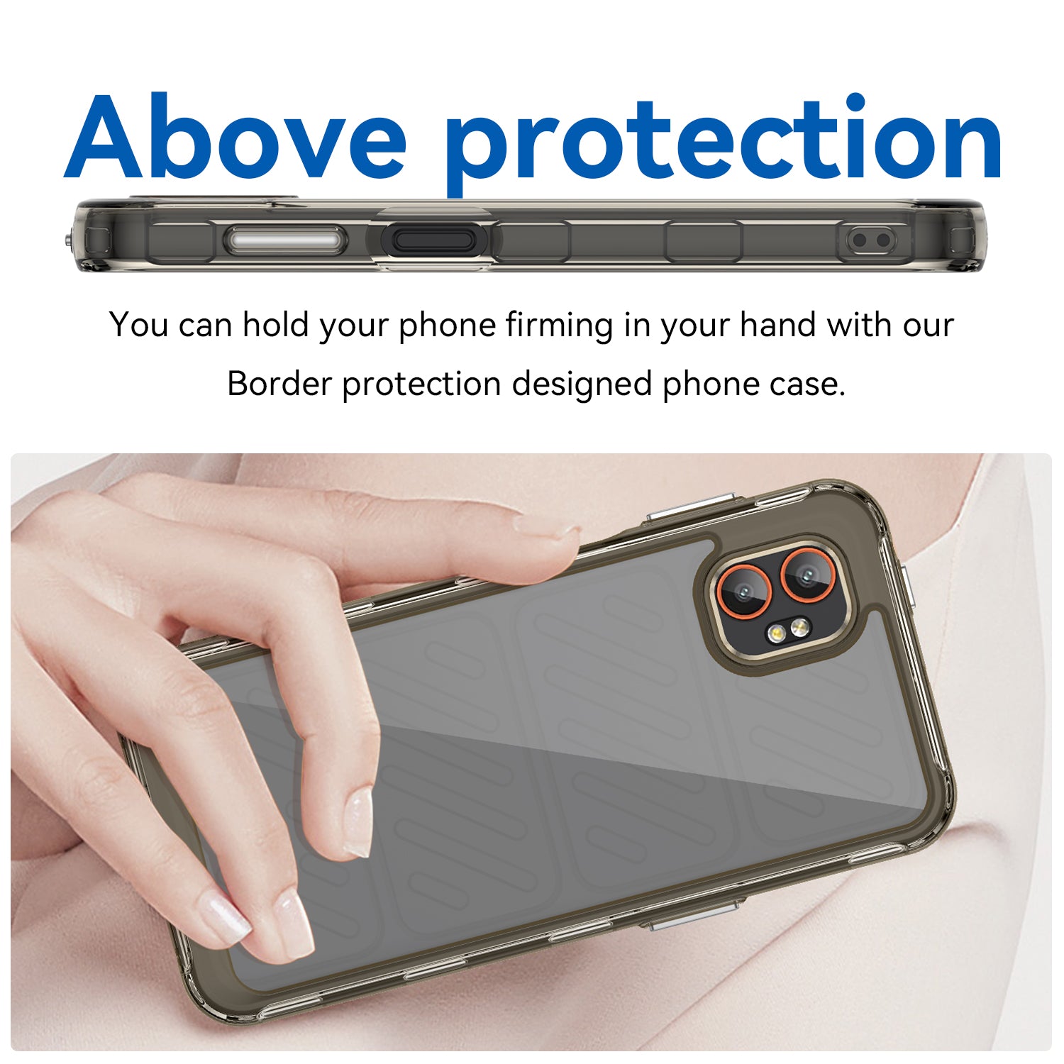 Samsung Galaxy Xcover 7 Pro Soft TPU Bumper Case [Clear Grey]