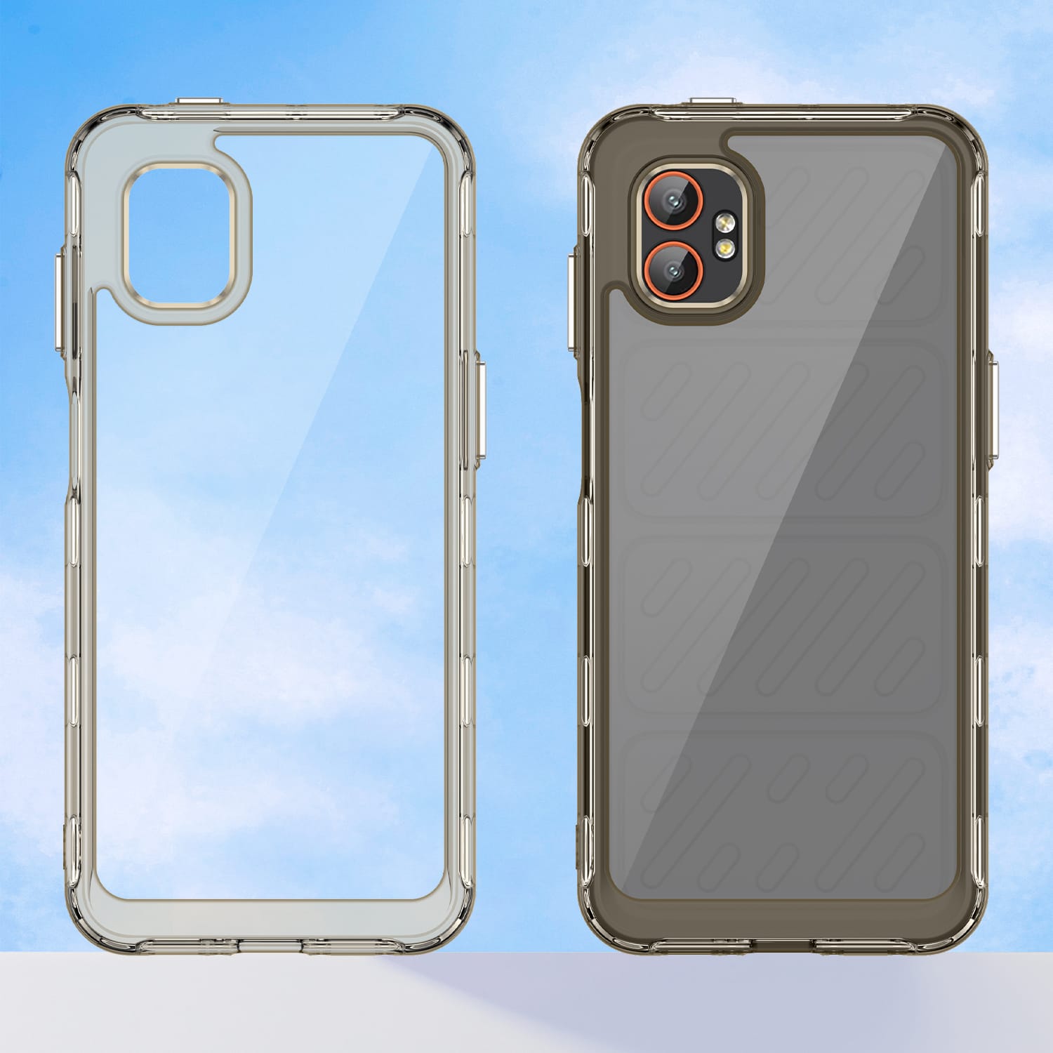 Samsung Galaxy Xcover 7 Pro Soft TPU Bumper Case [Clear Grey]