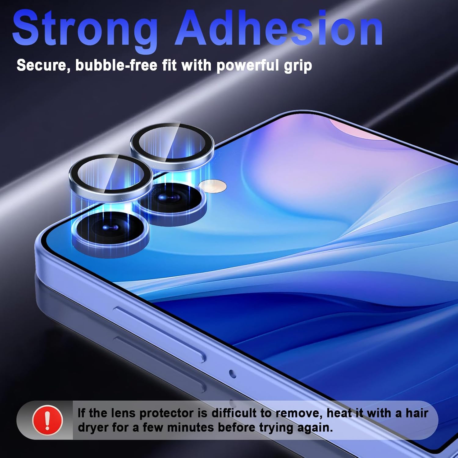 Samsung Z Flip 7 Eagle Eye AR+AF Camera Lens Protector with Removal Tool [Black]