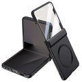 Samsung Galaxy Z Flip 7 Magnetic Skin-Feel Case - Hinge Shield [Black] - Black