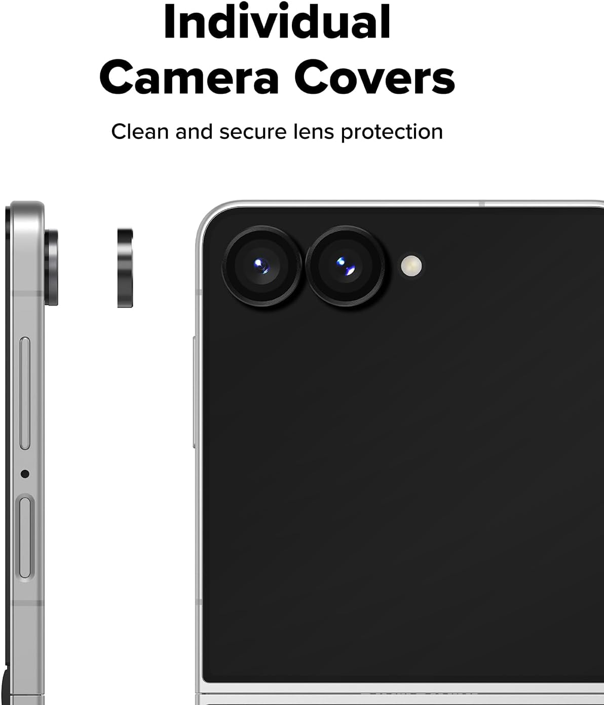 Samsung Z Flip 8 Eagle Eye AR+AF Camera Lens Protector with Removal Tool [Silver]