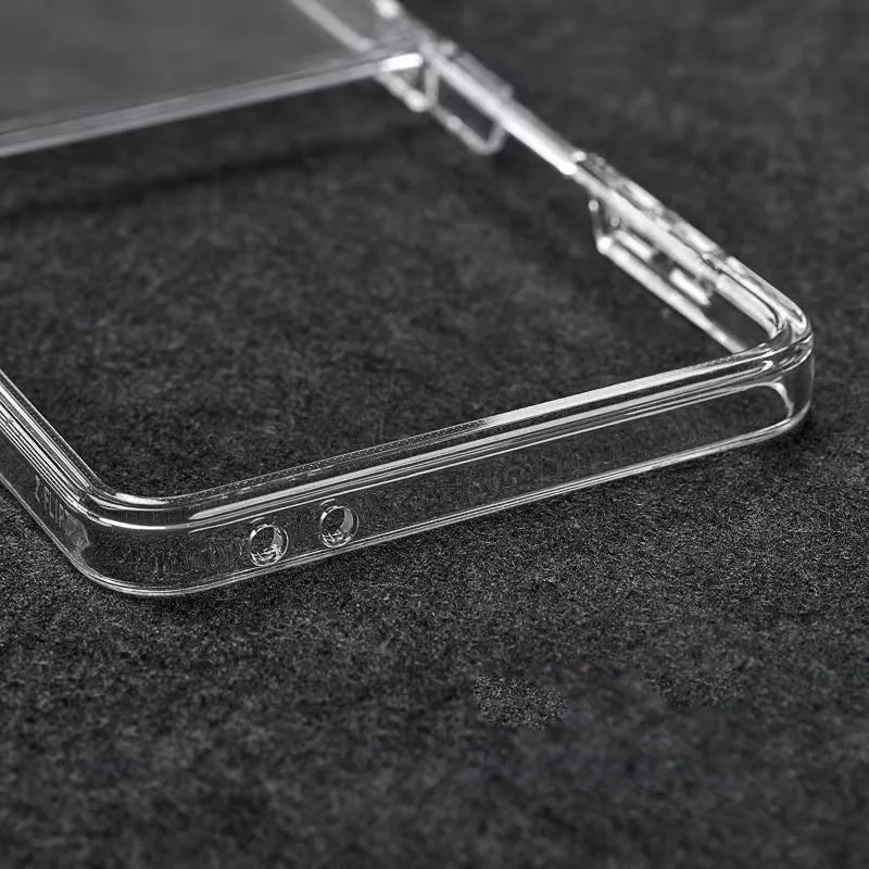 Galaxy Z Flip 8 Clear Crystal Hard PC Case – Ultra Slim Transparent Shell