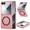 Samsung Galaxy Z Flip 8 Magnetic Ring Case [Pink] - Pink
