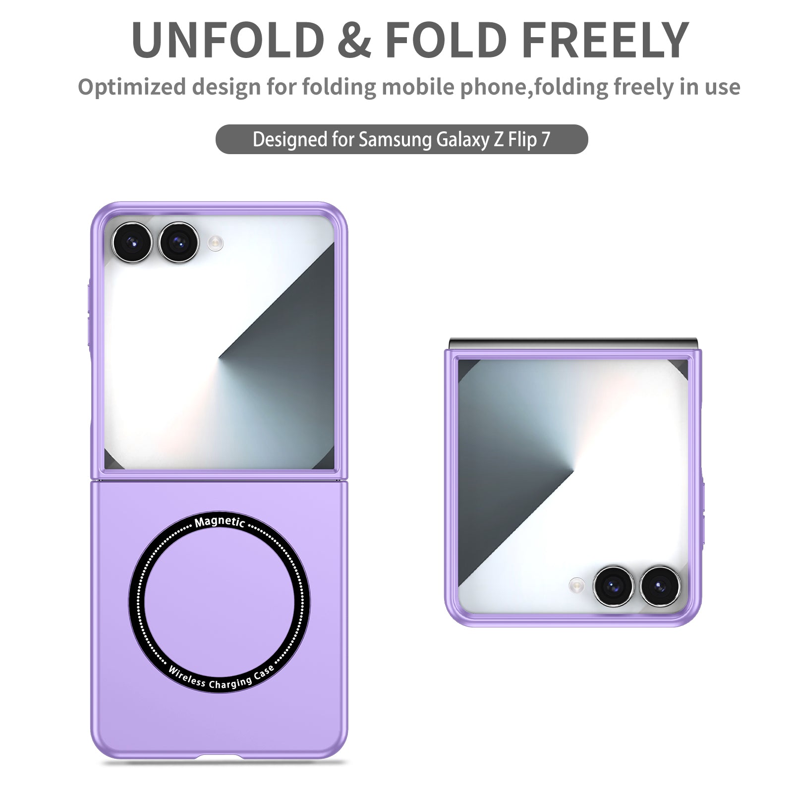 Samsung Galaxy Z Flip 8 Magnetic Ring Case [Purple]