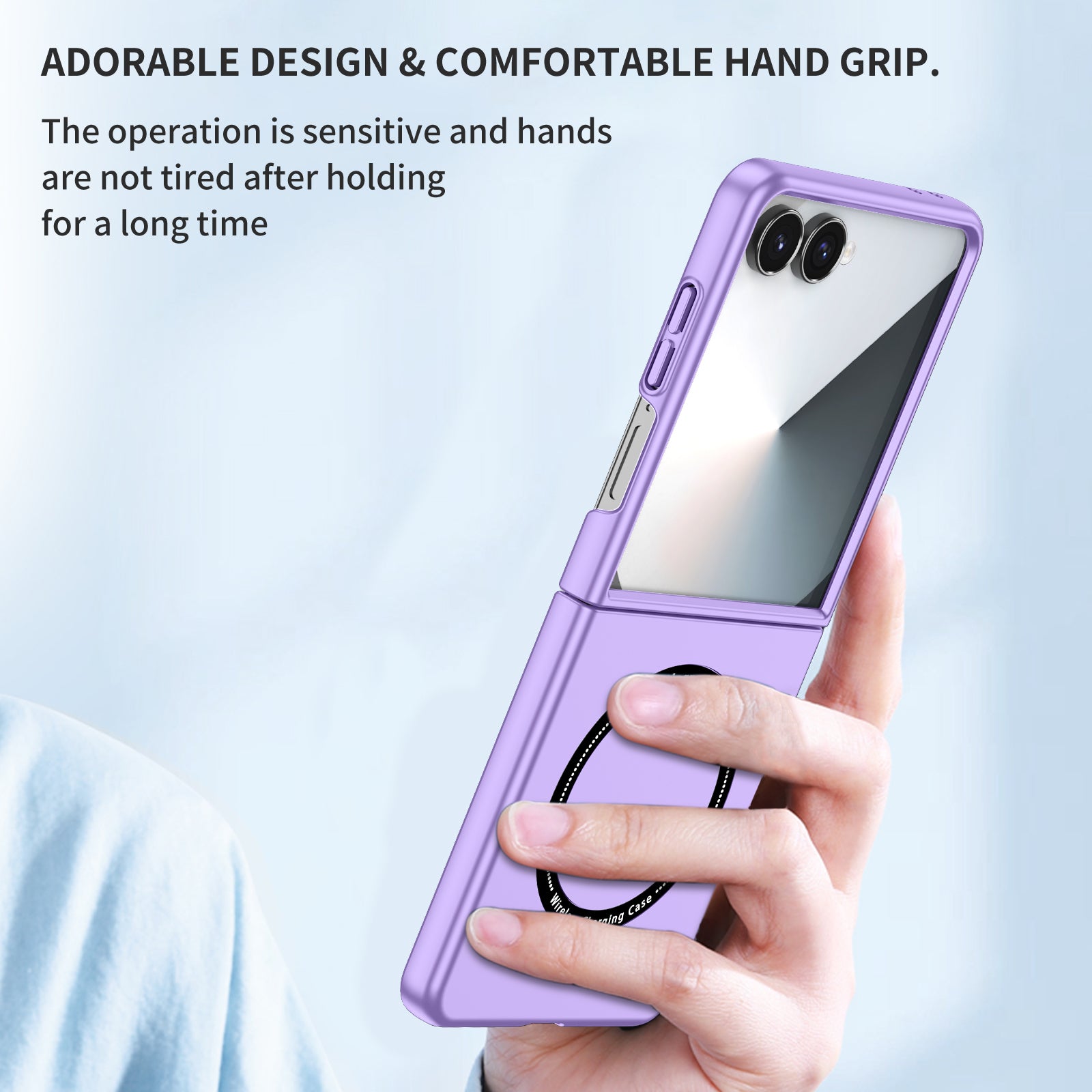 Samsung Galaxy Z Flip 8 Magnetic Ring Case [Purple]