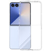Galaxy Z Flip 7 Clear Crystal Hard PC Case – Ultra Slim Transparent Shell - Clear