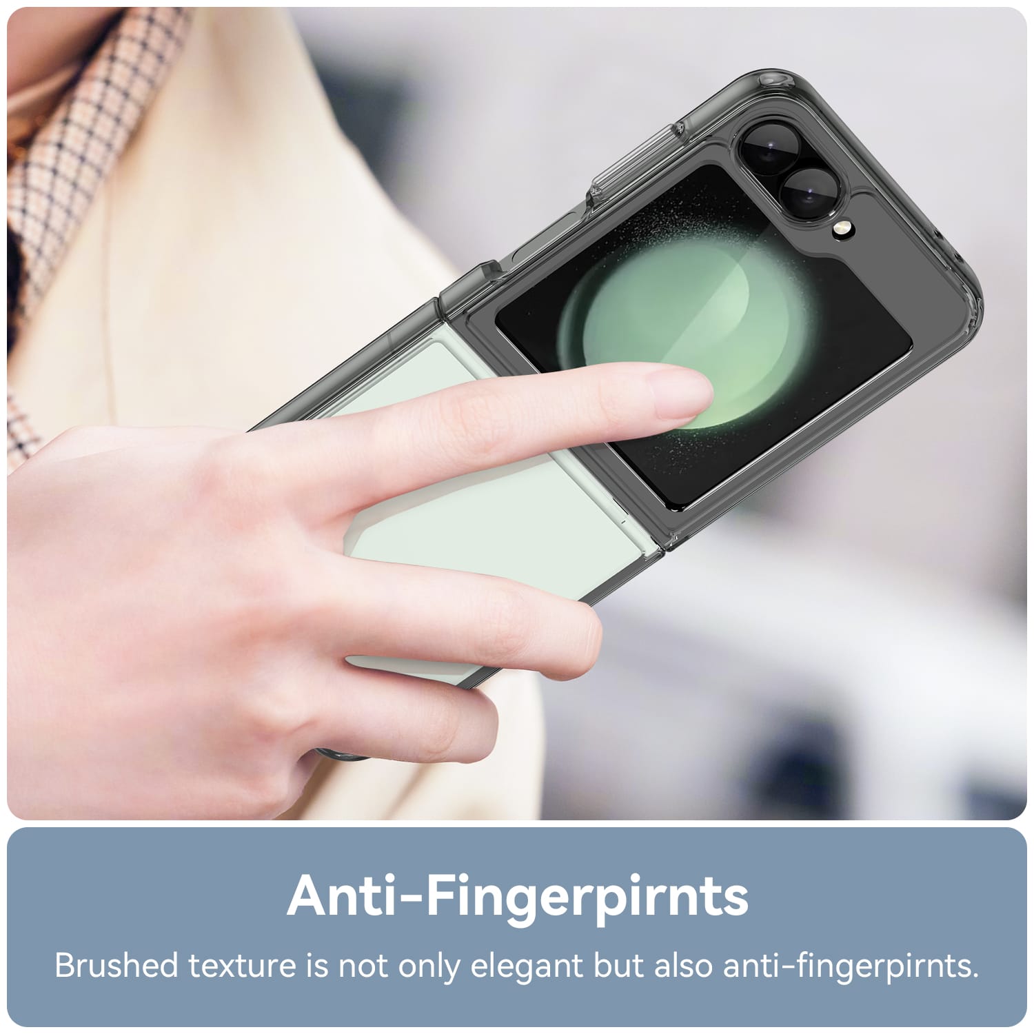 Samsung Galaxy Z Flip7 FE Soft TPU Bumper Case [Clear]