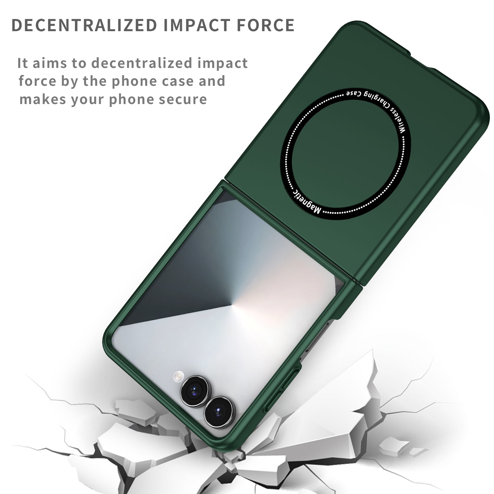 Samsung Galaxy Z Flip 7 Magnetic Ring Case [Teal]