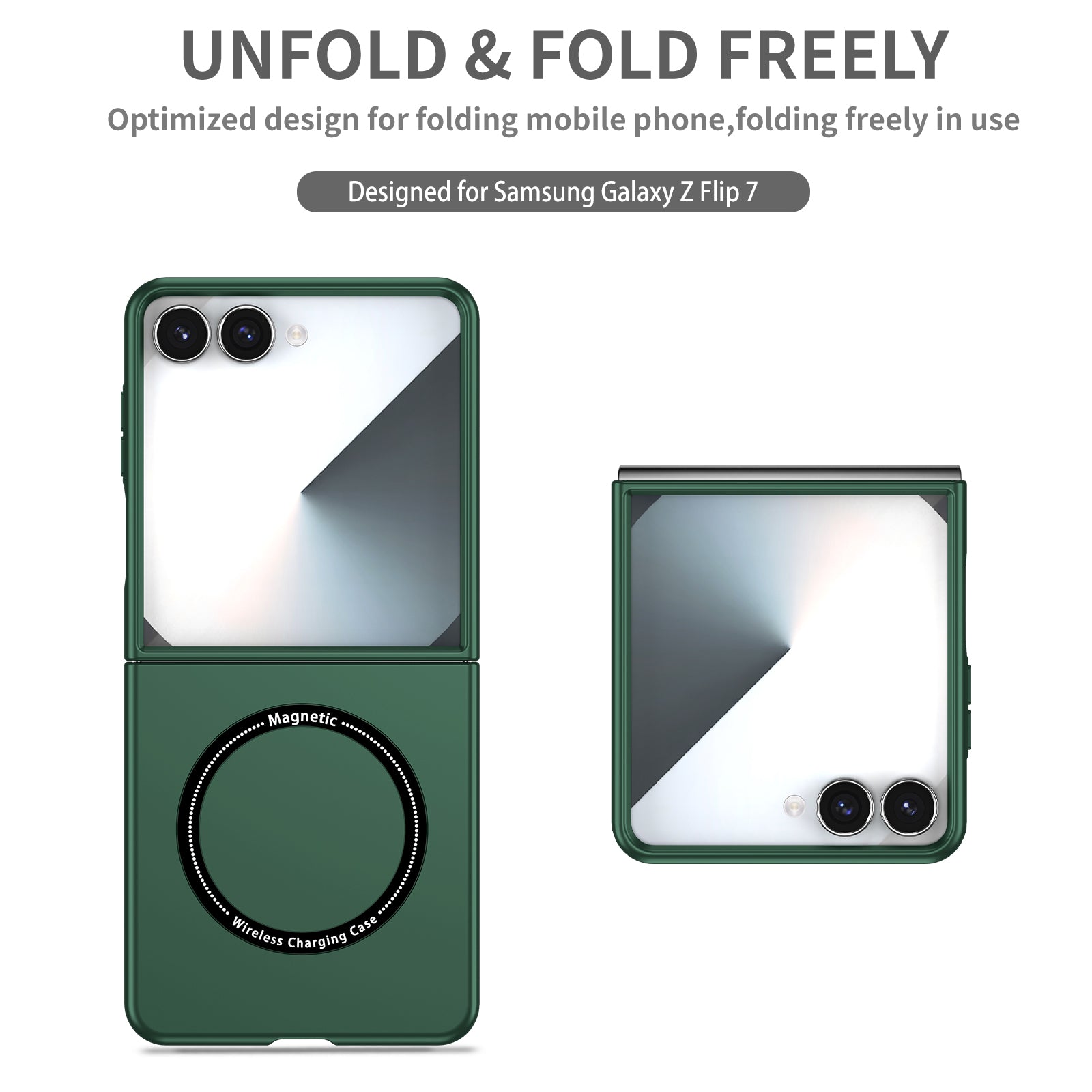 Samsung Galaxy Z Flip 7 Magnetic Ring Case [Teal]
