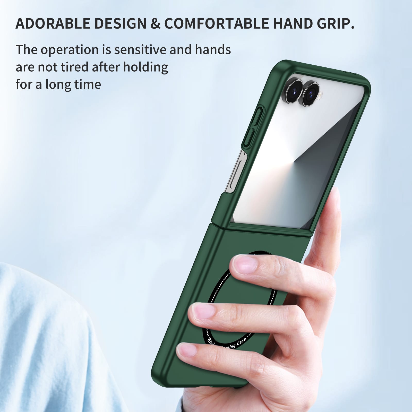 Samsung Galaxy Z Flip 7 Magnetic Ring Case [Teal]