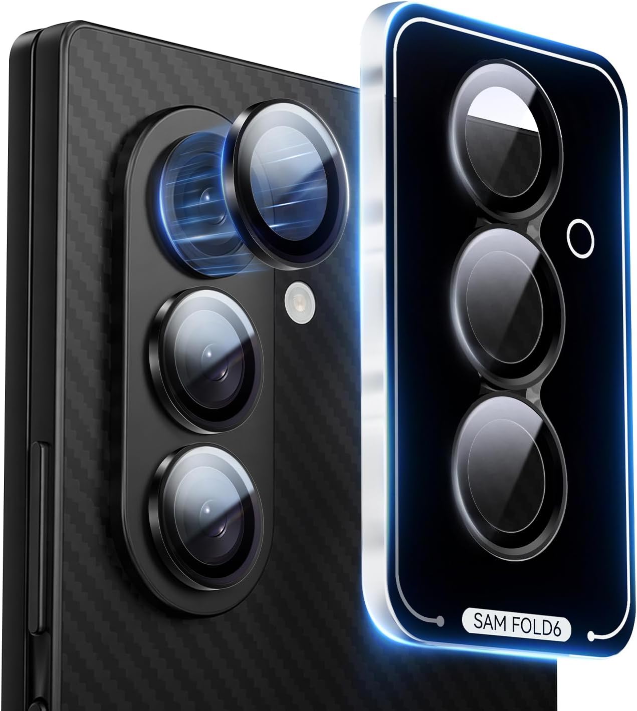 Samsung Z Fold 6 Eagle Eye AR+AF Camera Lens Protector [Black]