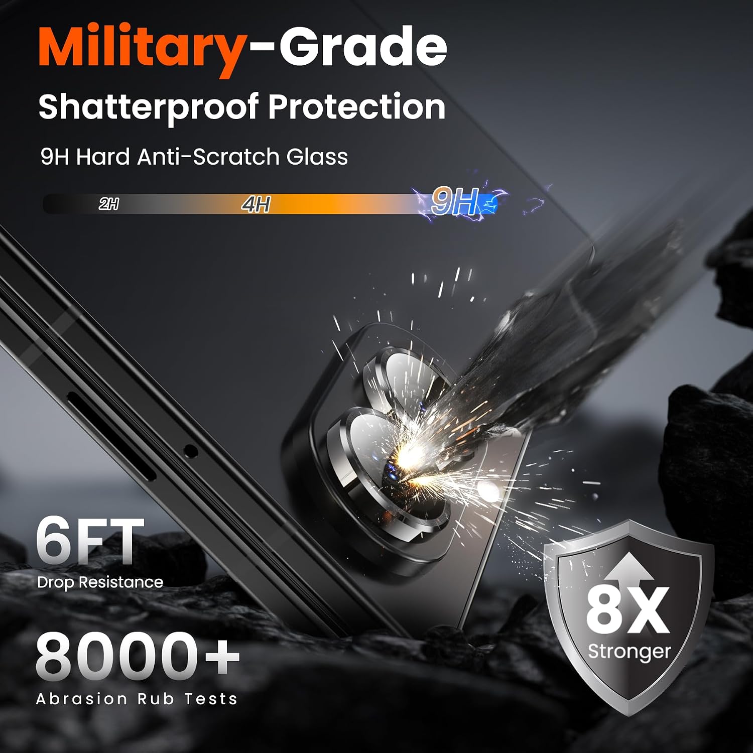 Samsung Z Fold 8 Eagle Eye AR+AF Camera Lens Protector with Removal Tool [Silver]