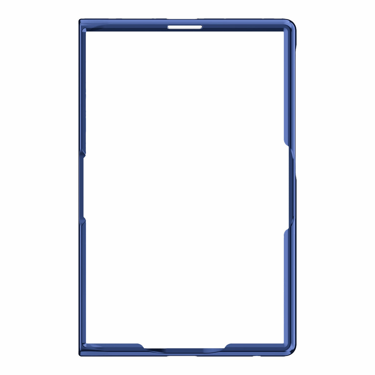 Samsung Galaxy Z Fold 8 Clear MagSafe Hinge Case with Built-in Tempered Glass [Blue]