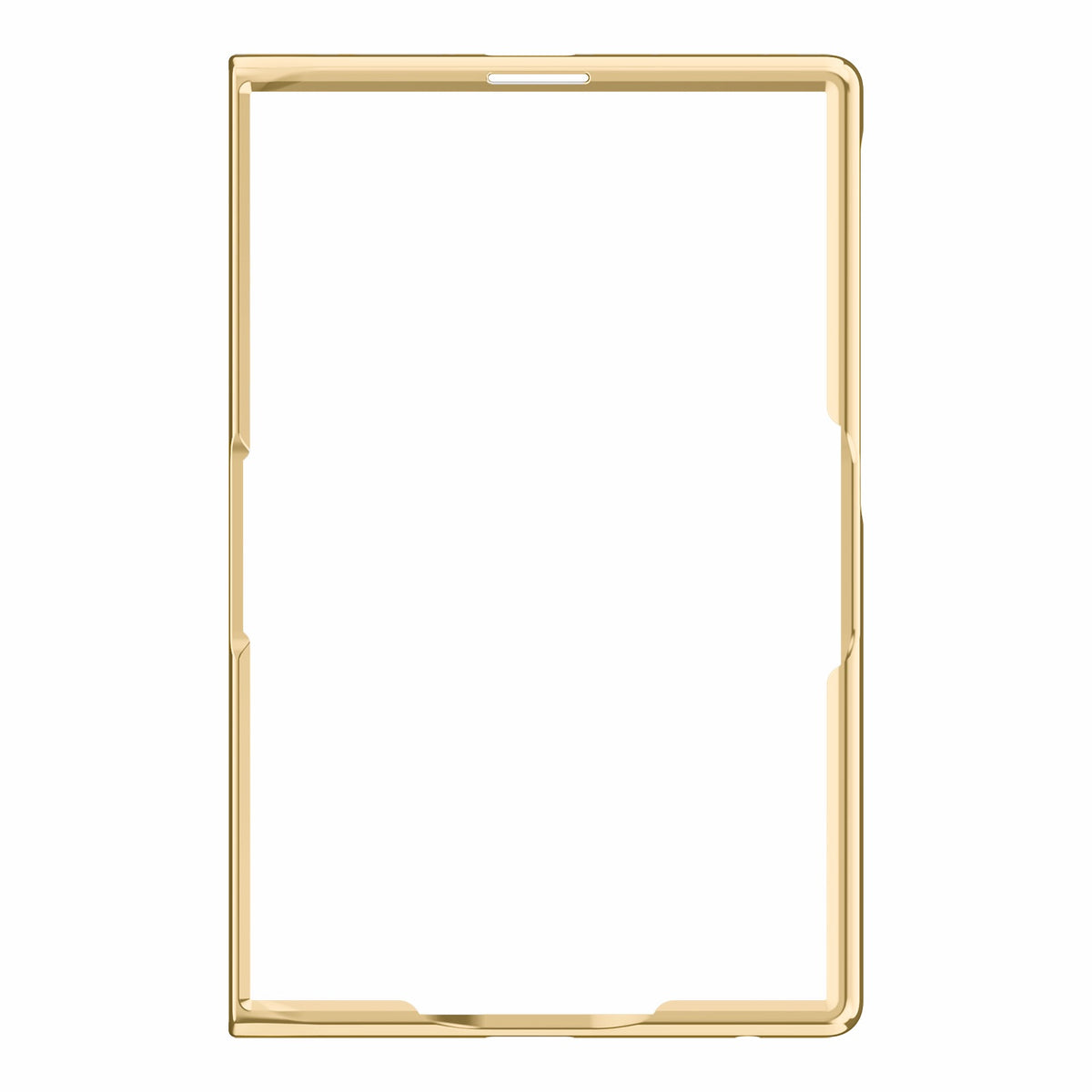 Samsung Galaxy Z Fold 8 Clear MagSafe Hinge Case with Built-in Tempered Glass [Gold]