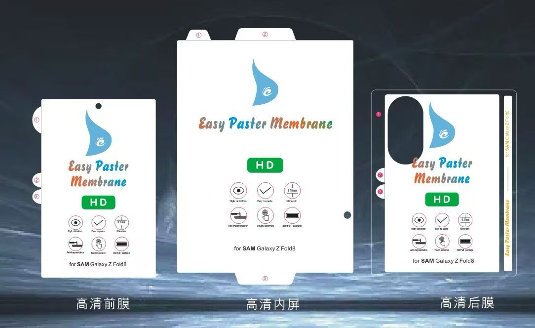 Samsung Galaxy Z Fold 8 Hydrogel Screen Protector (Whole Sets)