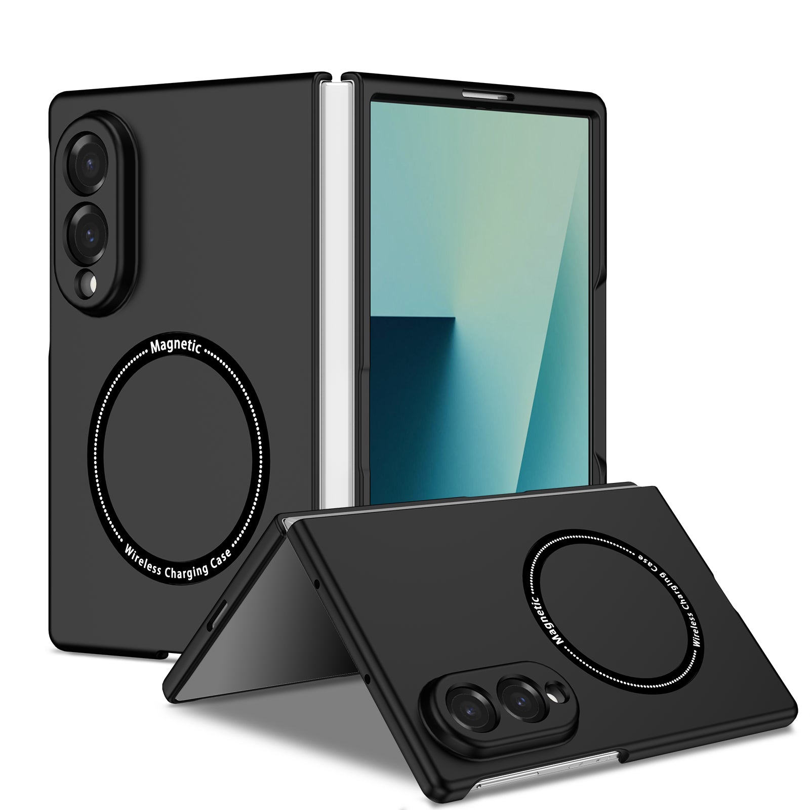 Samsung Galaxy Z Fold 8 Magnetic Ring Case [Black]