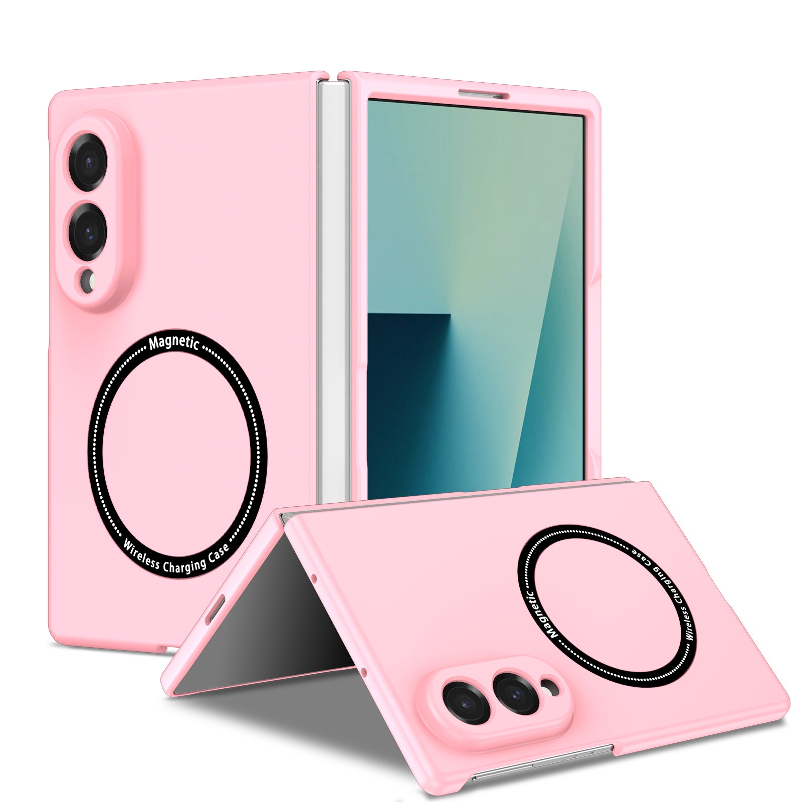 Samsung Galaxy Z Fold 8 Magnetic Ring Case [Pink]