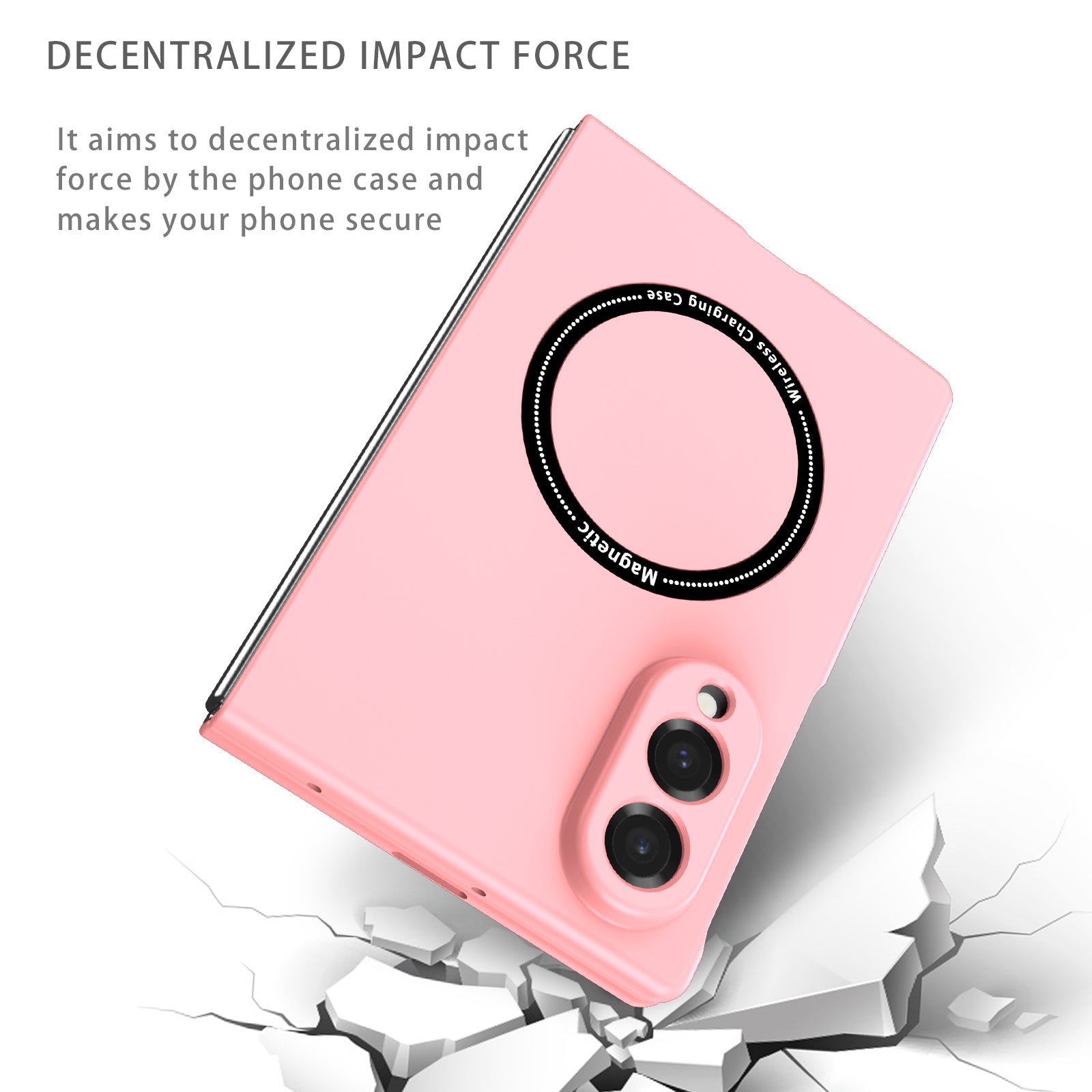 Samsung Galaxy Z Fold 8 Magnetic Ring Case [Pink]