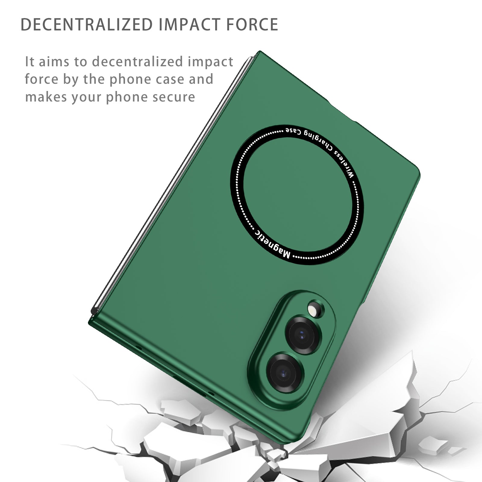 Samsung Galaxy Z Fold 8 Magnetic Ring Case [Teal]
