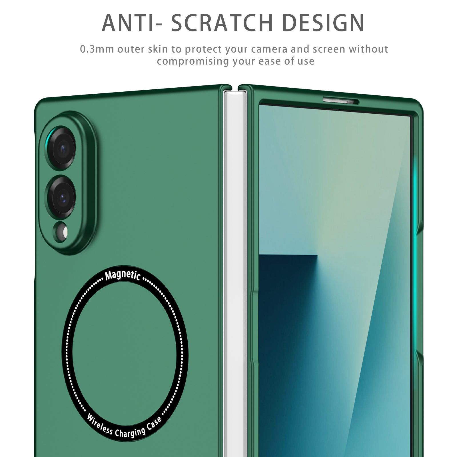 Samsung Galaxy Z Fold 8 Magnetic Ring Case [Teal]