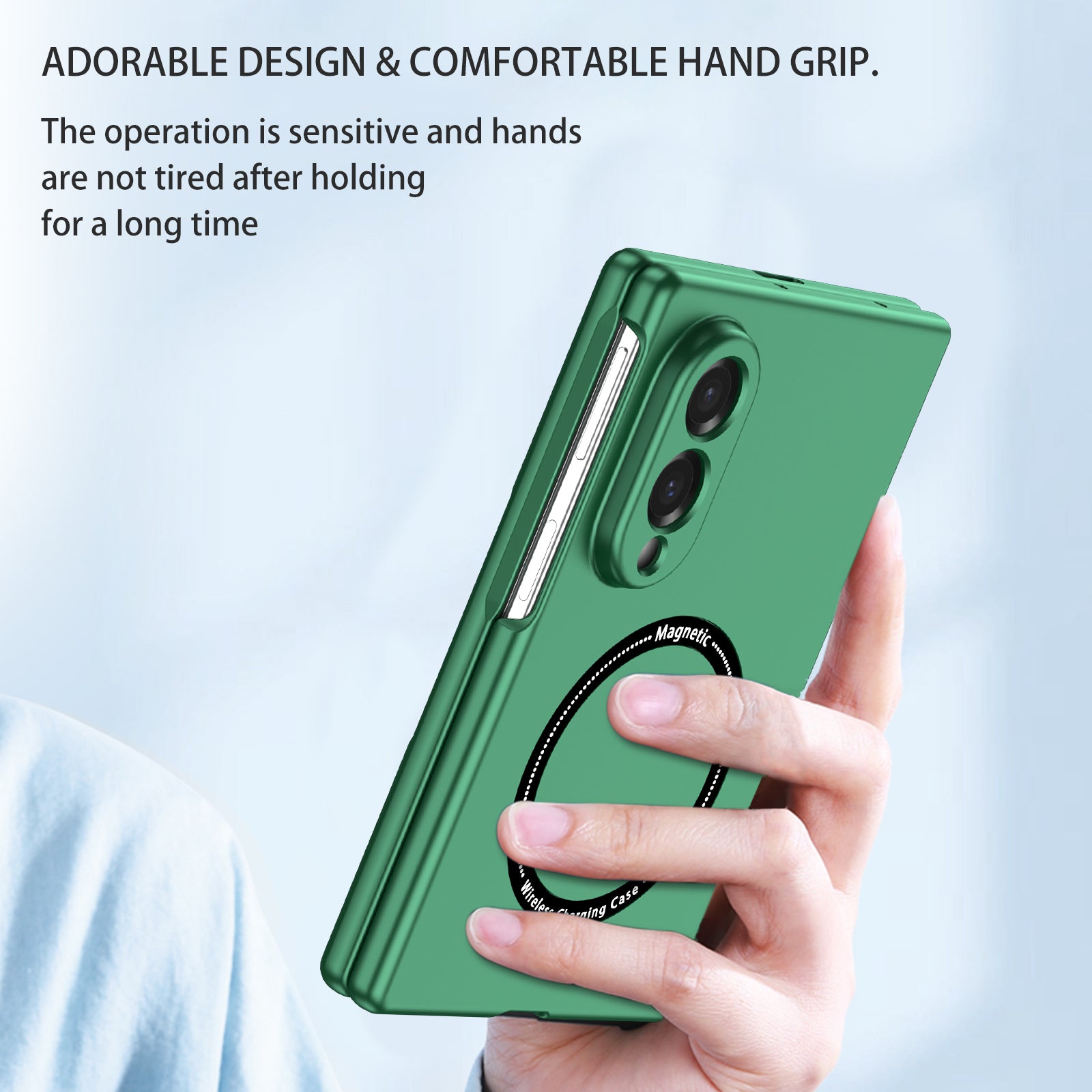 Samsung Galaxy Z Fold 8 Magnetic Ring Case [Teal]