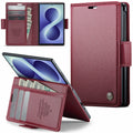 Samsung Galaxy Z Fold 8 CaseMe Retro Wallet Case [Maroon] - Maroon