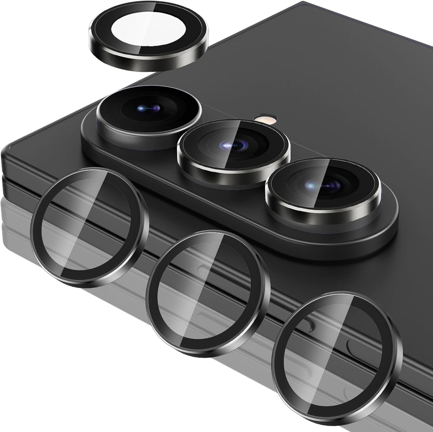 Samsung Z Fold 8 Ultra Eagle Eye AR+AF Camera Lens Protector with Removal Tool [Black]