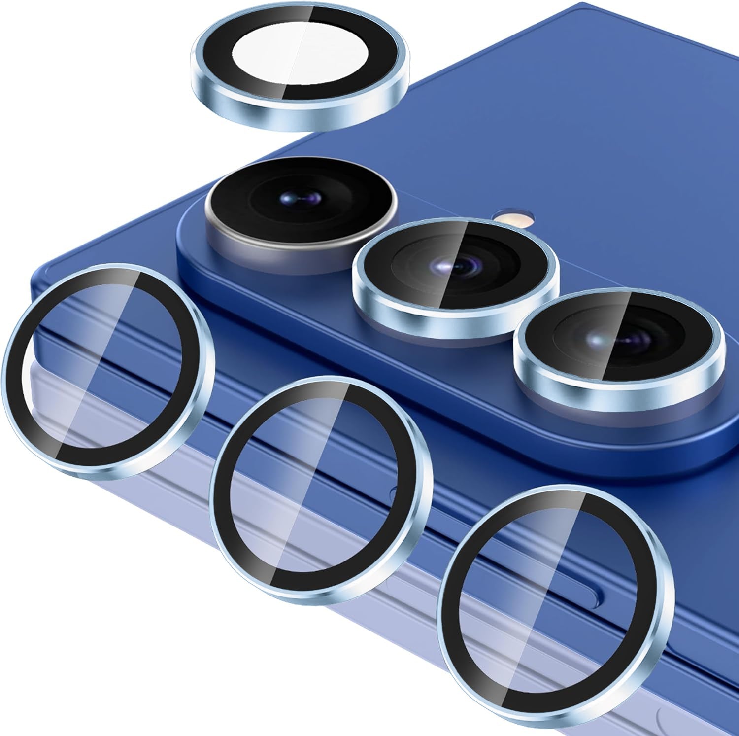 Samsung Z Fold 8 Ultra Eagle Eye AR+AF Camera Lens Protector with Removal Tool [Sierra Blue]