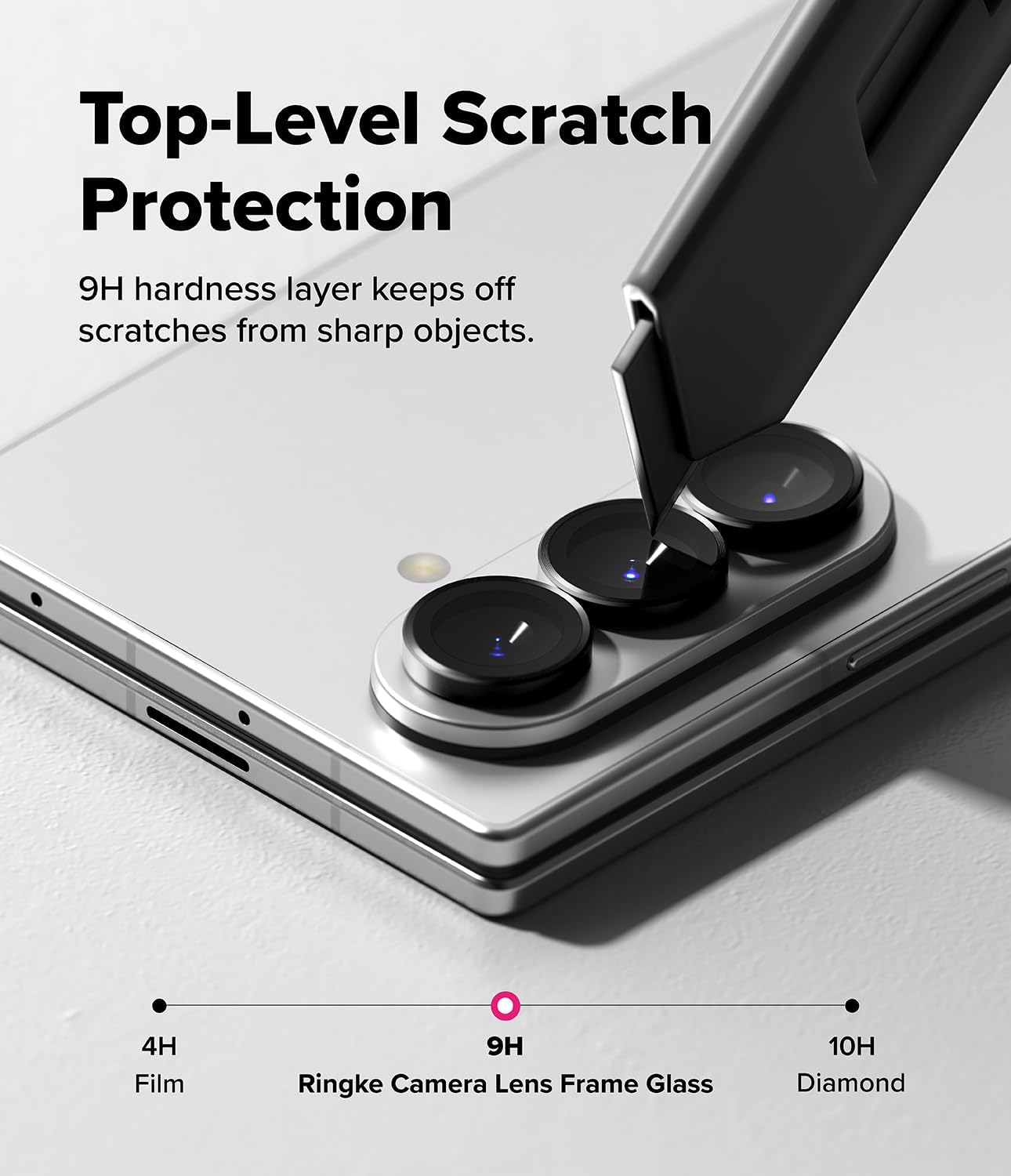 Samsung Z Fold 8 Ultra Eagle Eye AR+AF Camera Lens Protector with Removal Tool [Silver]