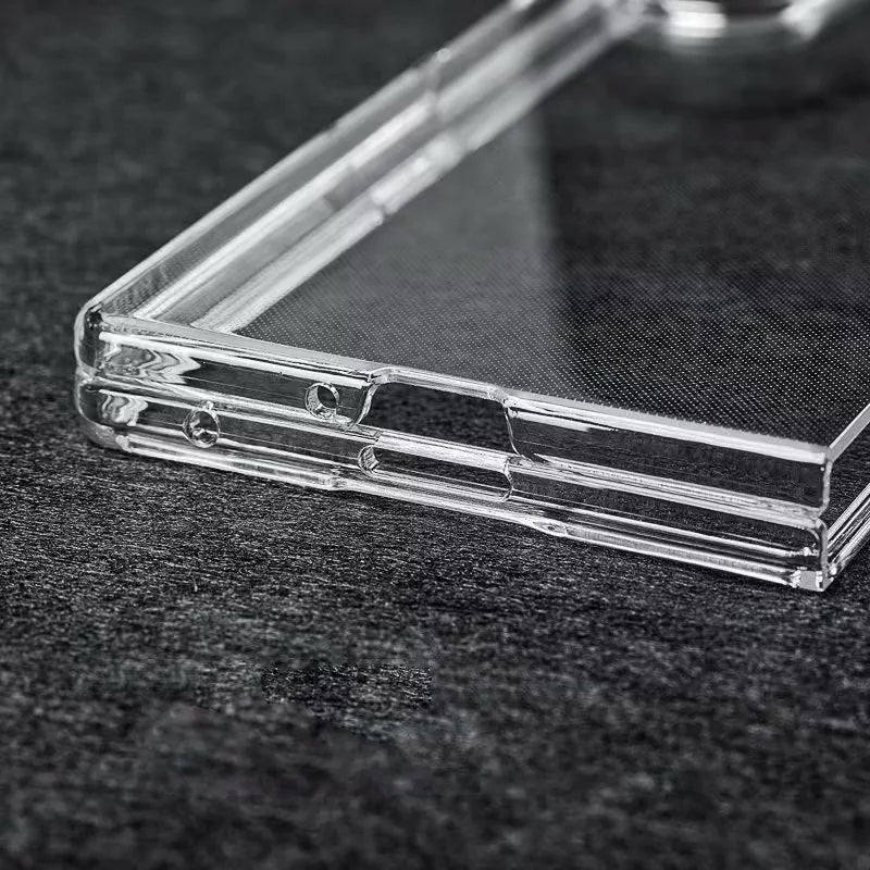 Galaxy Z Fold 8 Ultra Clear Crystal Hard PC Case – Ultra Slim Transparent Shell