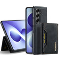 Samsung Galaxy Z Fold 8 Ultra DG.MING Detachable Wallet Leather Case [Black] - Black