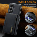 Samsung Galaxy Z Fold 8 Ultra DG.MING Detachable Wallet Leather Case [Black] - Black