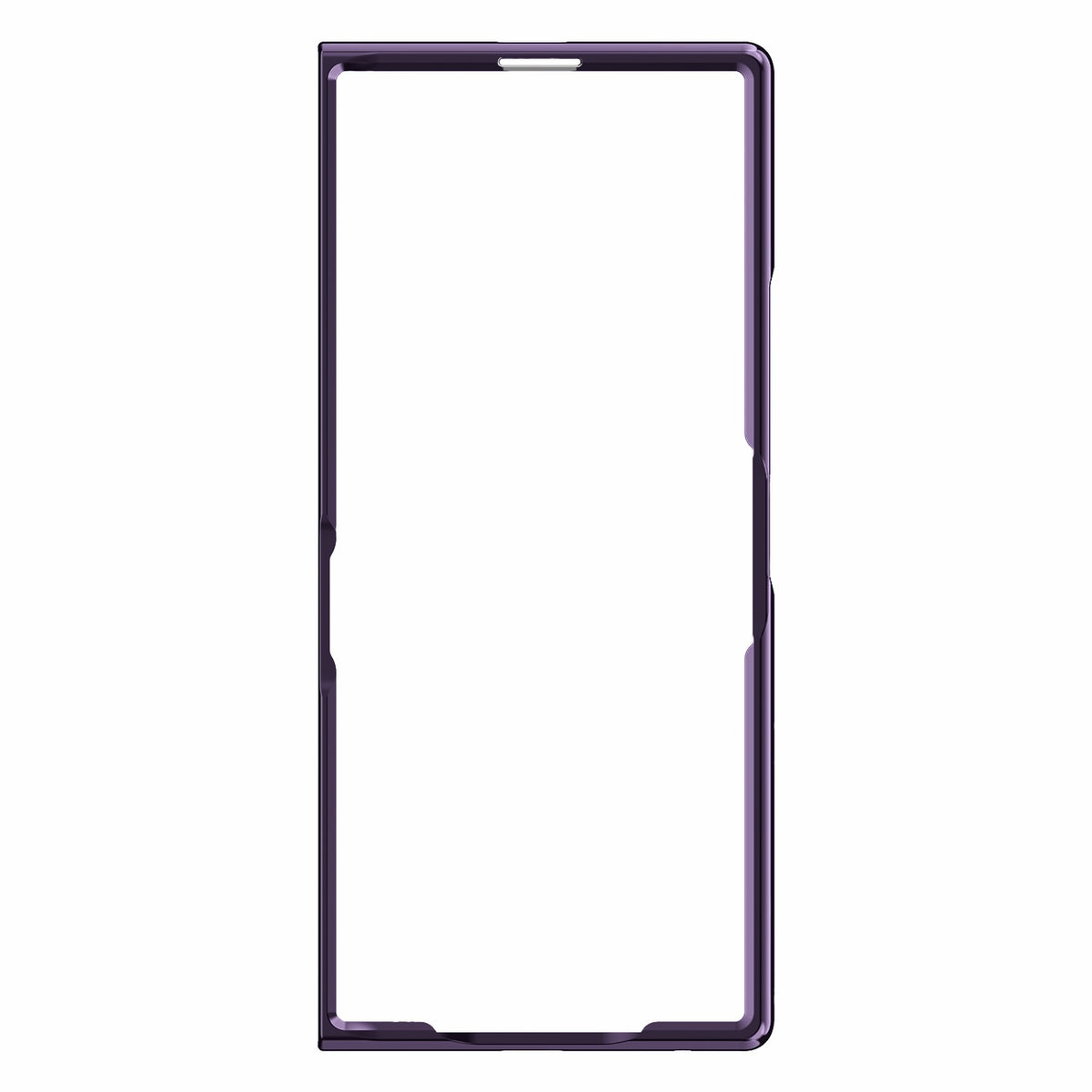Samsung Galaxy Z Fold 8 Ultra Replacement Front Cover with Built-in Tempered Glass [Purple]
