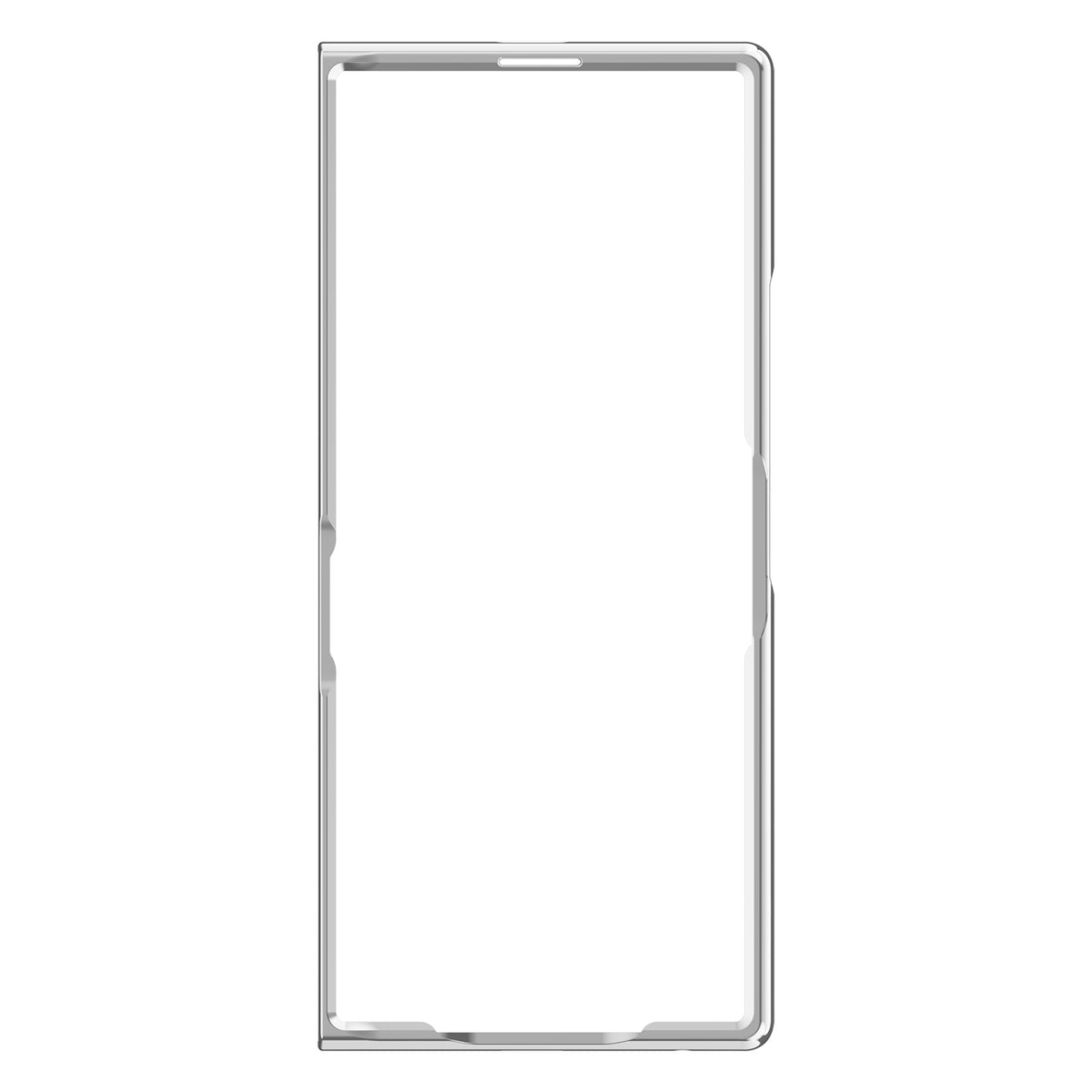 Samsung Galaxy Z Fold 8 Ultra Front Cover Built-in Tempered Glass [Silver]