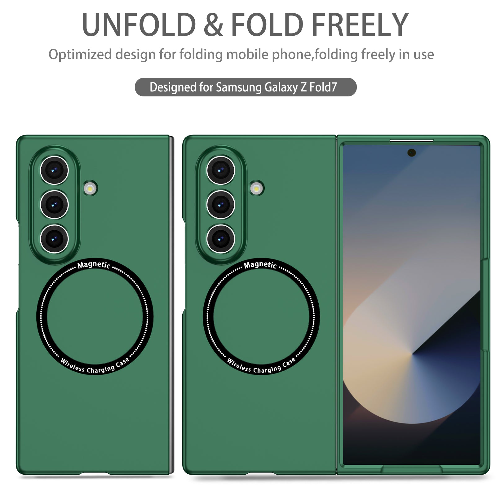 Samsung Galaxy Z Fold 8 Ultra Magnetic Ring Case [Teal]