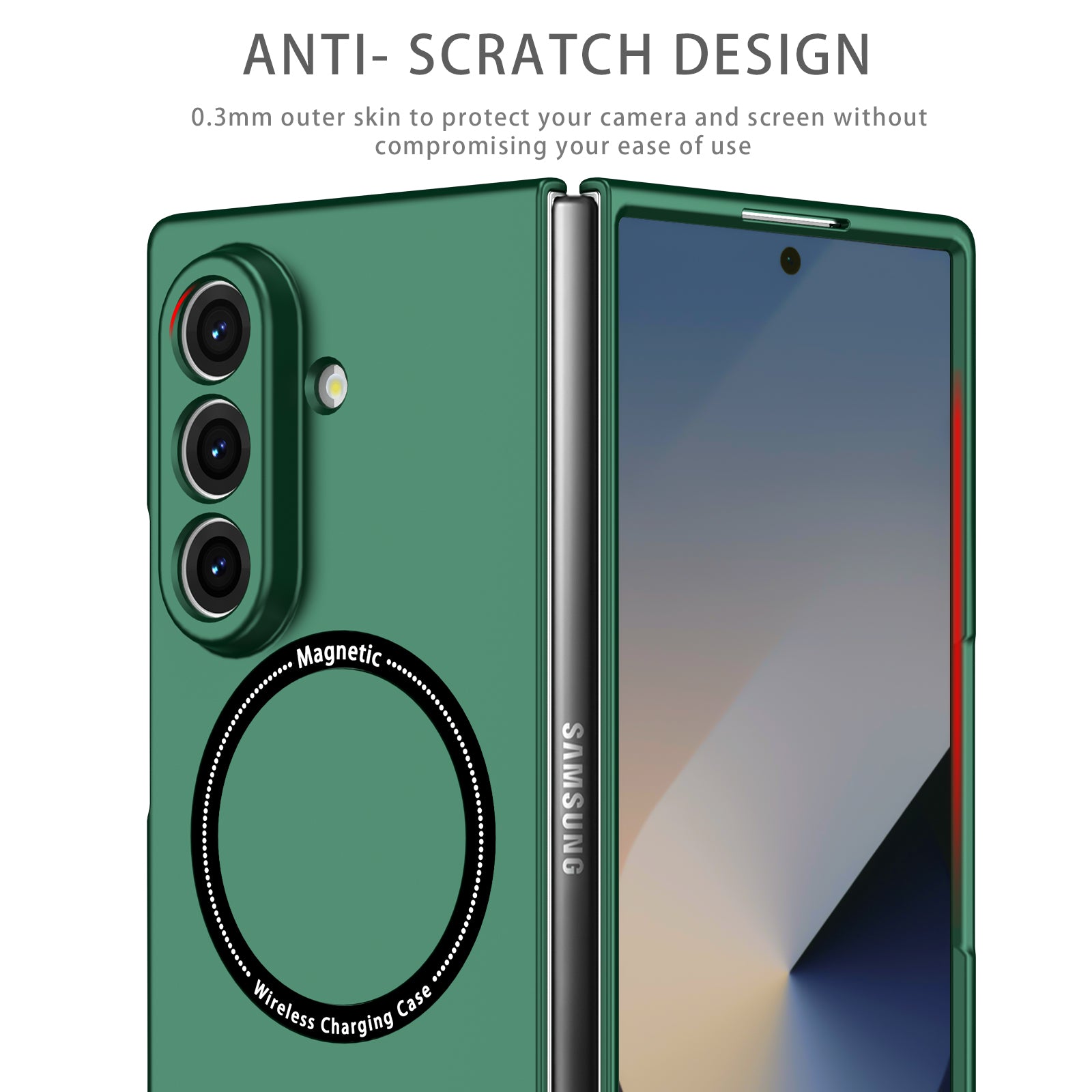 Samsung Galaxy Z Fold 8 Ultra Magnetic Ring Case [Teal]