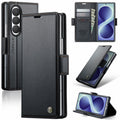 Samsung Galaxy Z Fold 8 Ultra CaseMe Retro Wallet Case [Black] - Black