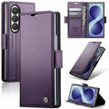Samsung Galaxy Z Fold 8 Ultra CaseMe Retro Wallet Case [Purple] - Purple