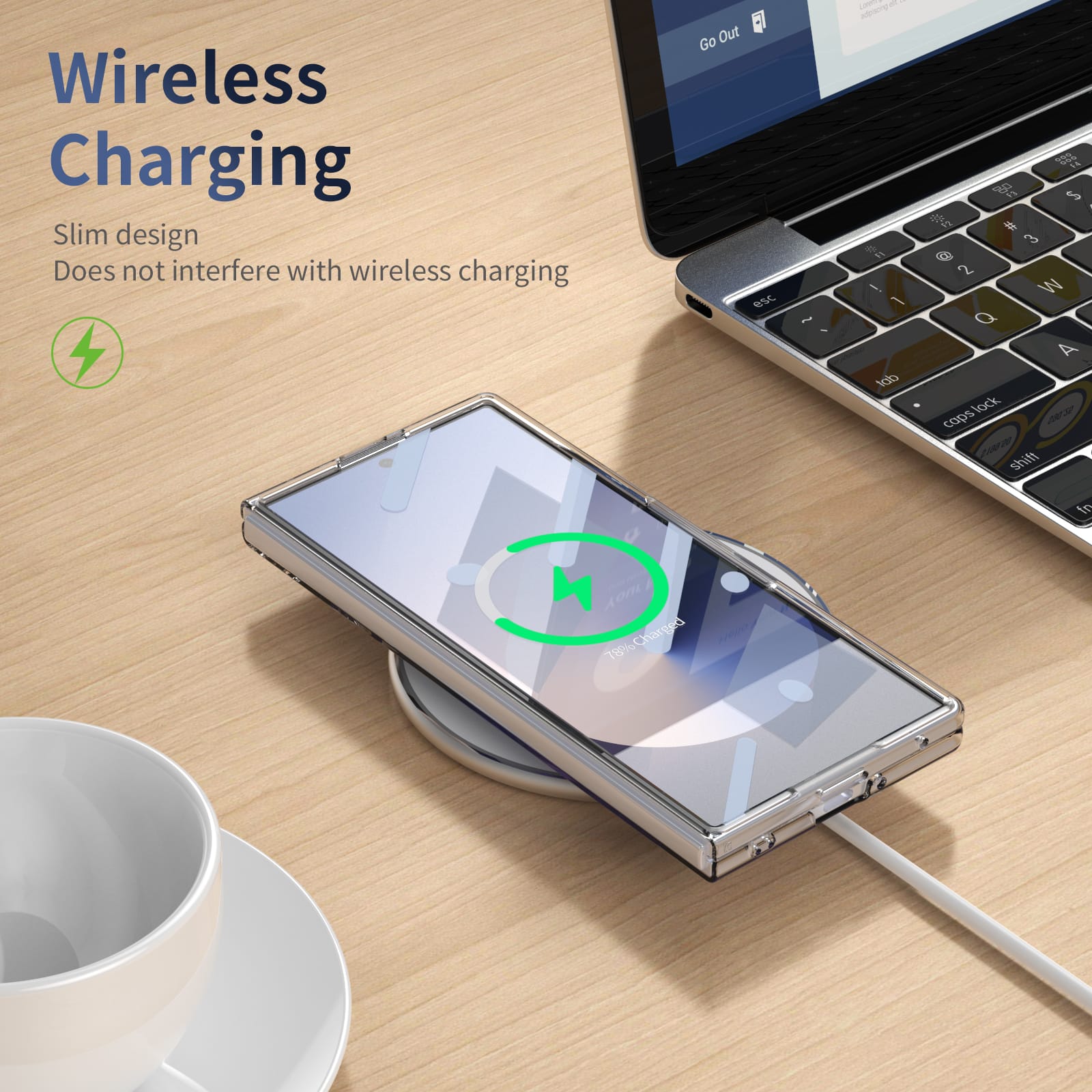 Crystal-clear Magnetic Ring Case for Samsung Galaxy Z Fold 7 with Tempered Glass [Purple]