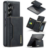 DG.MING Magnetic Business Leather Case for Galaxy Z Fold 7 - with Detachable Wallet [Black] - Black