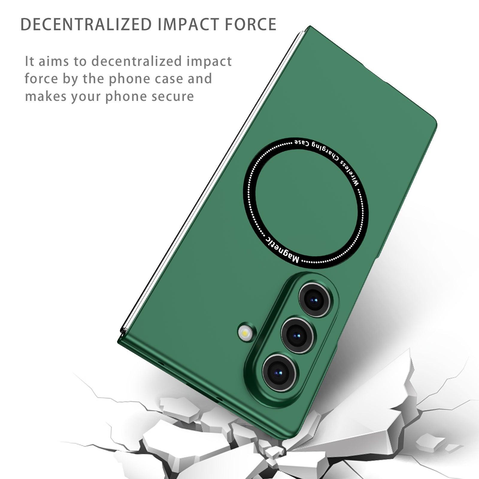 Samsung Galaxy Z Fold 7 Magnetic Ring Case [Teal]