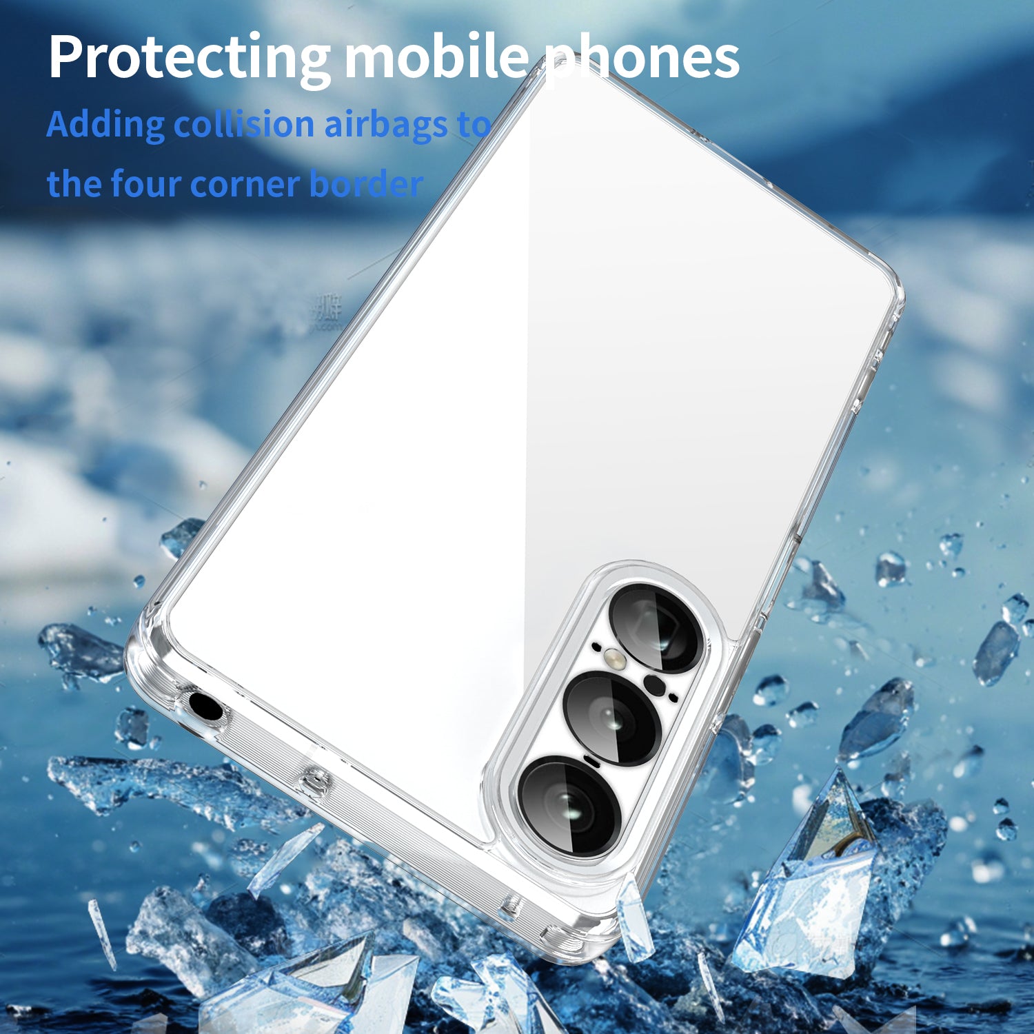 Sony Xperia 1 VII Soft TPU Bumper Case [Clear]