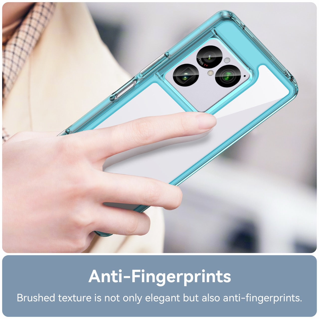Sony Xperia 1 VIII Soft TPU Bumper Shockproof Cover Case [Clear Blue]