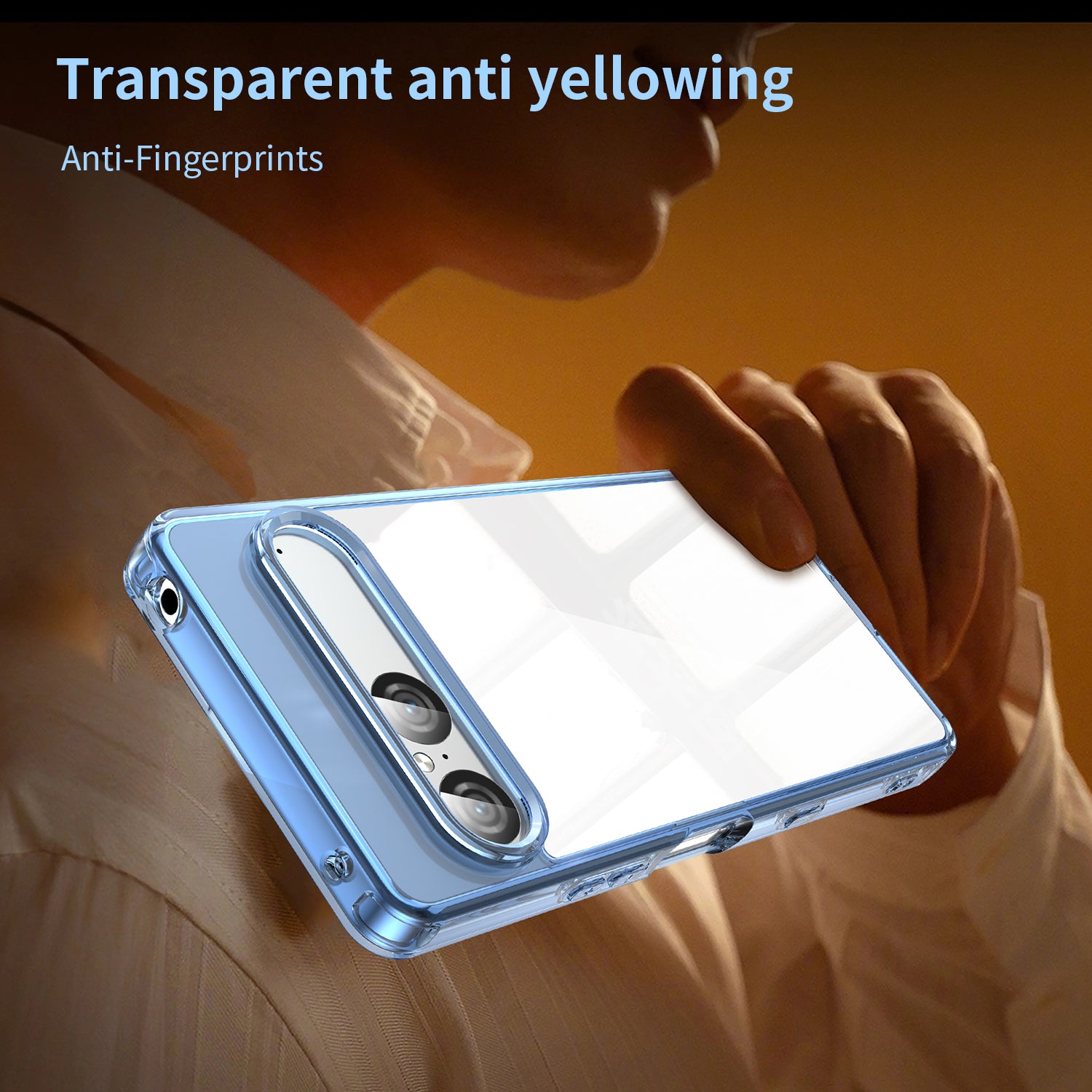 Sony Xperia 10 VII Soft TPU Bumper Case [Clear Blue]