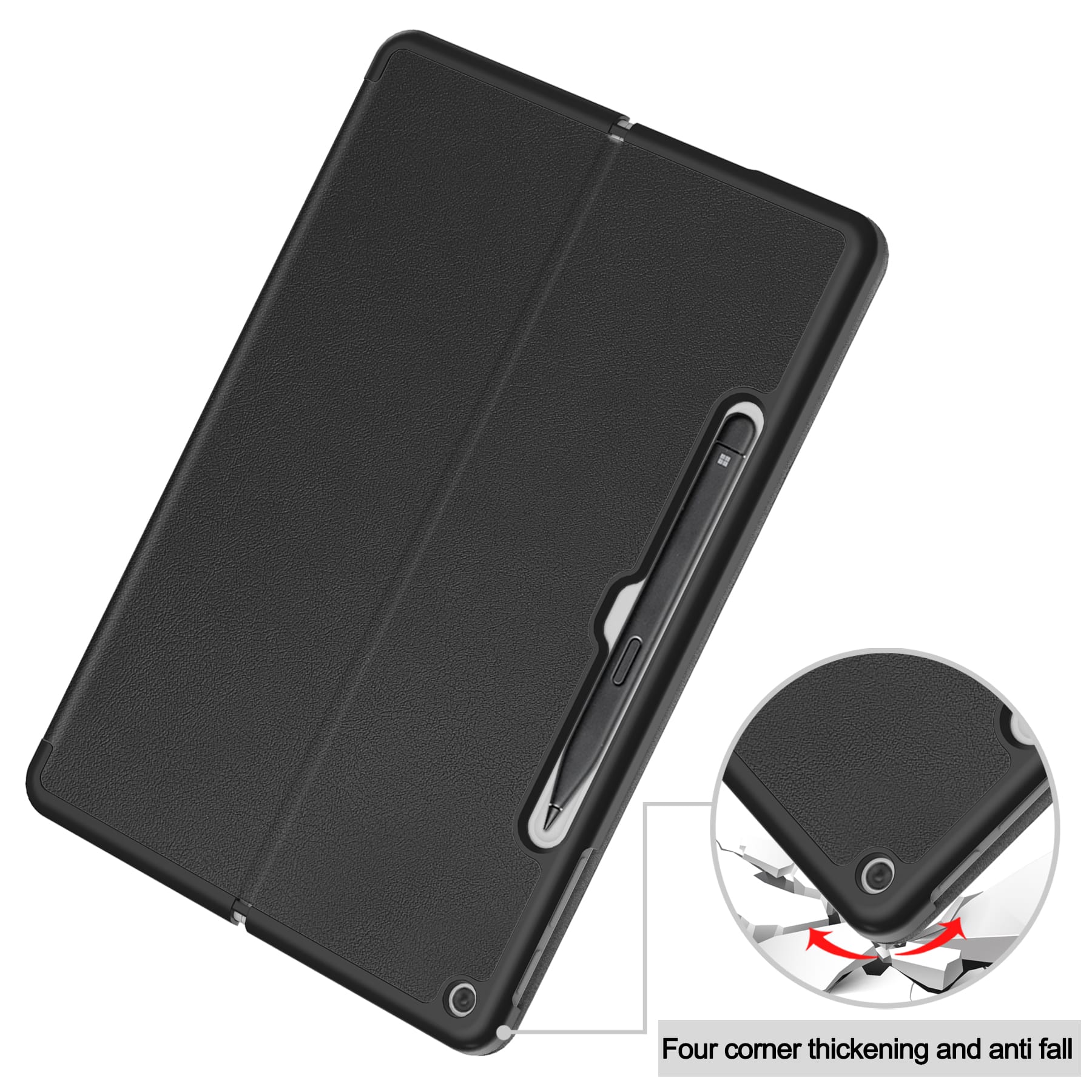 Microsoft Surface Pro 12" (1st Ed) Multi-Angle View Case (Black)