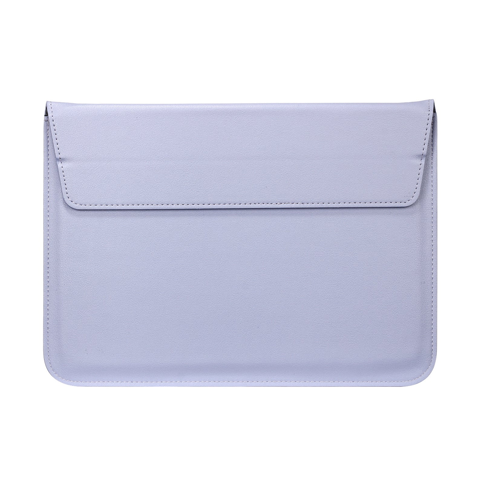 11-12" Laptop Sleeve with Foldable Stand - Premium PU Leather - Mist Blue