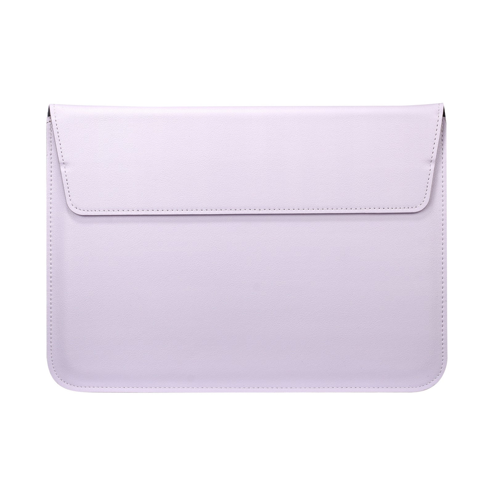 11-12" Laptop Sleeve with Foldable Stand - Premium PU Leather - Purple